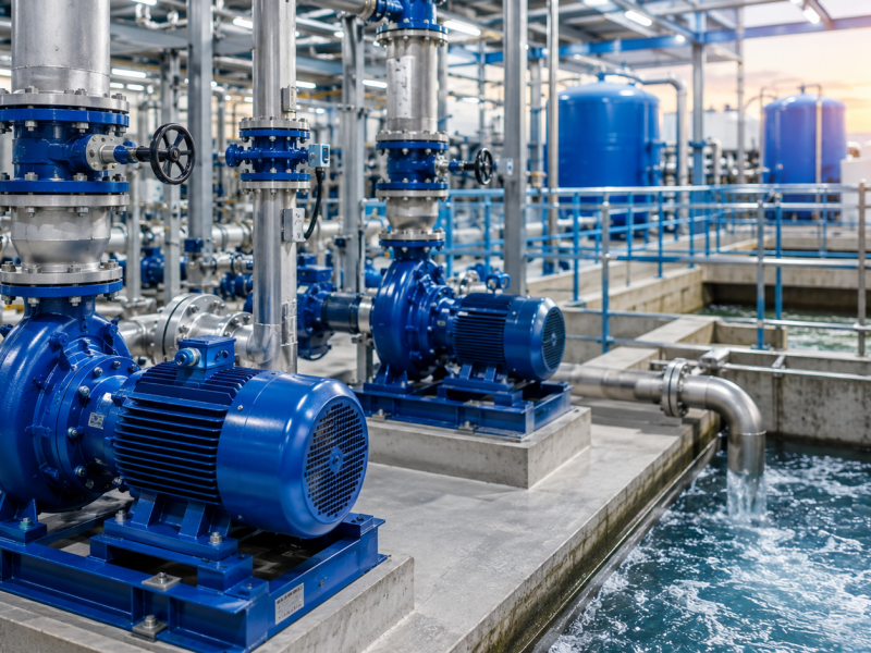 Bombas de agua para instalaciones industriales y tratamiento de aguas